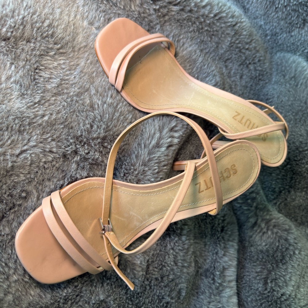 SCHUTZ Women's Nude Strappy Sandals